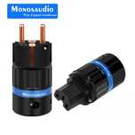 Monosaudio E104 F104 разъёмы питания сетевые вилка