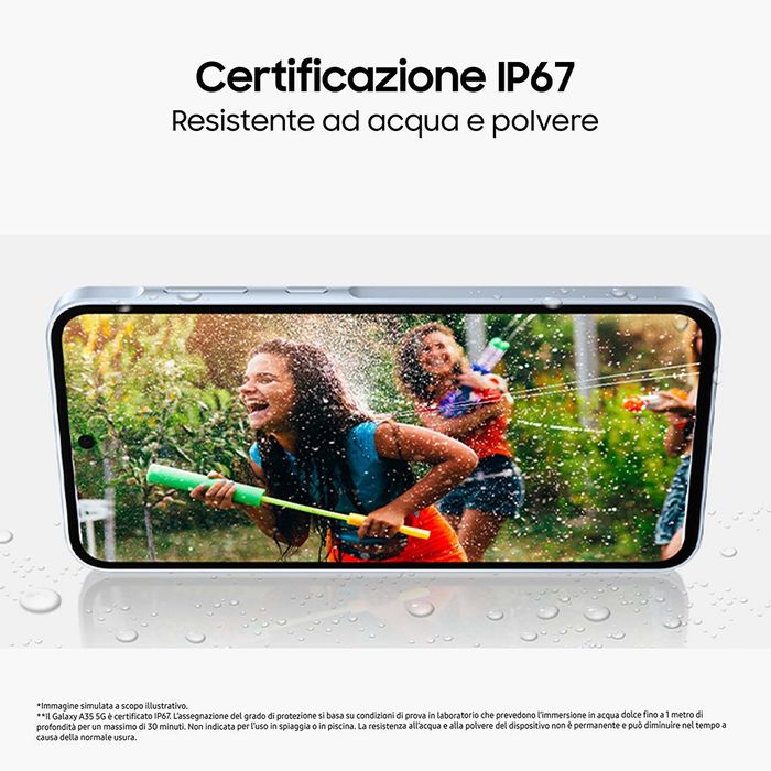 SAMSUNG Galaxy A35 5G 8+256GB 6.6" 120Гц Exynos1380 5000мАг IP67 NFC