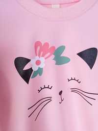 Bluza różowa 98 nowa wiosenna dziewczynka