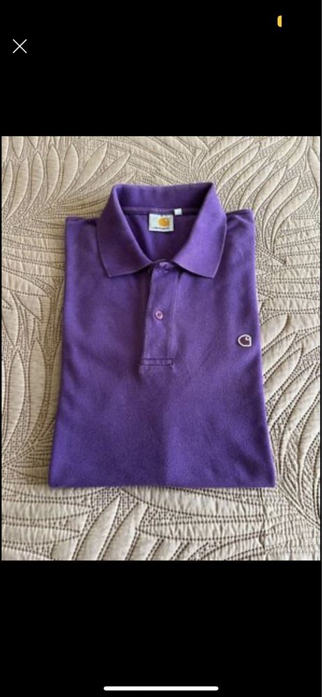 Polo Carhartt roxo