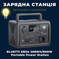 NEW новая зарядная станция BLUETTI EB3A LiFePO4 на 600W с ГАРАНТИЕЙ