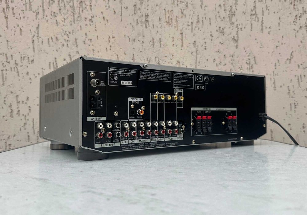 Ресивер Sony STR-DE445 (5 × 80 Вт / 8 Ом / ЦАП / FM-приймач)