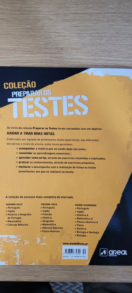 Manual escolar - Preparar para os Testes Matemática  A 12° ano