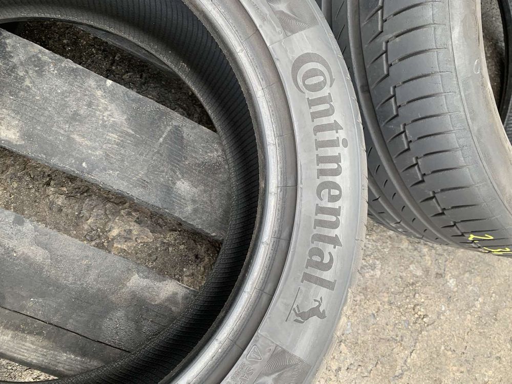 Continental 245/45r17 комплект літо резина шини б/у склад оргінал