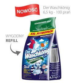 Proszek do prania Der Waschkönig Universal (worek 6,5 kg, 100 prań)