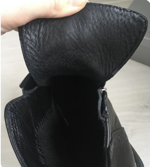 Напівчобітки ботинки шкіра 39р