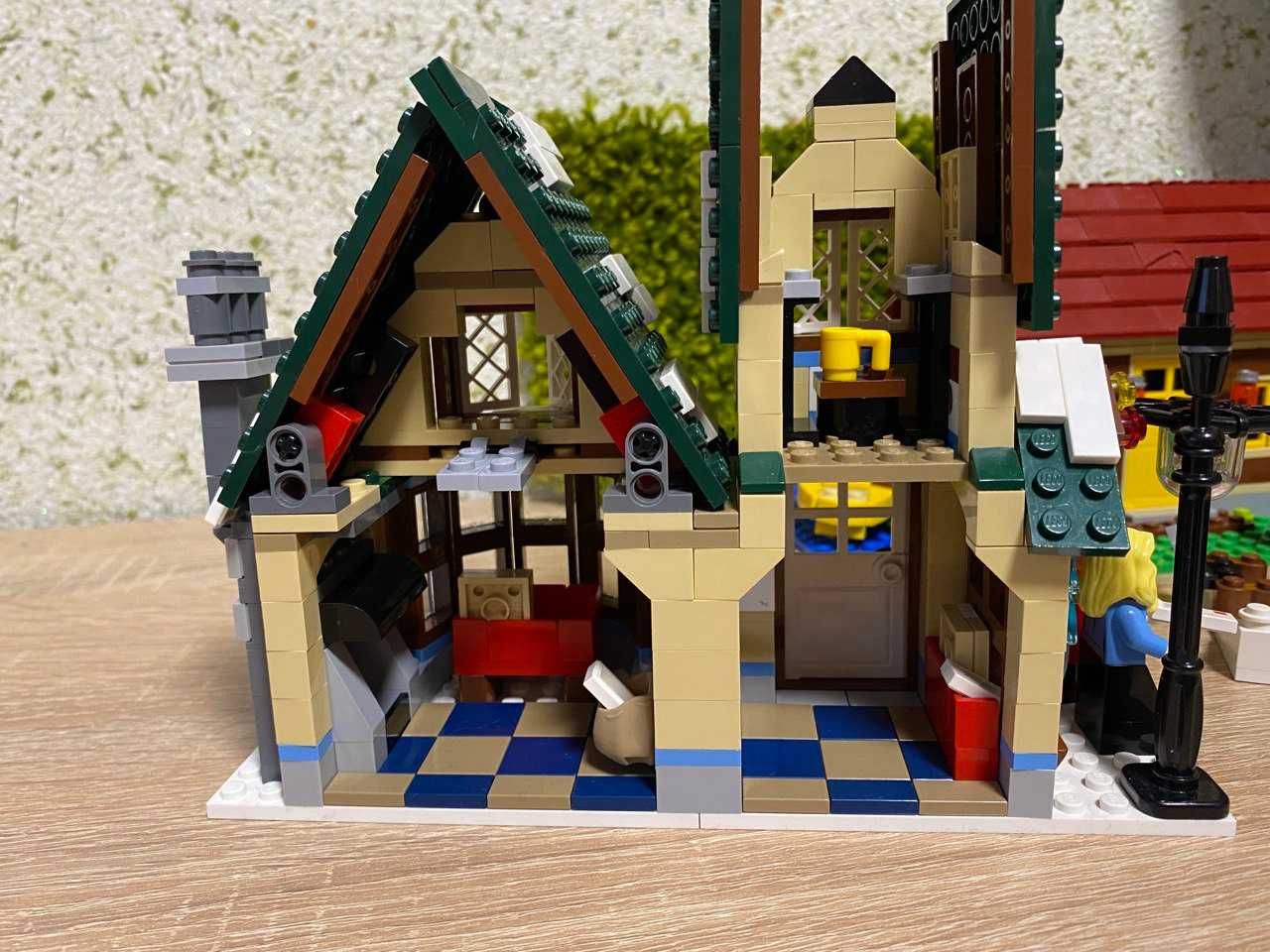 Lego зимний домик лего