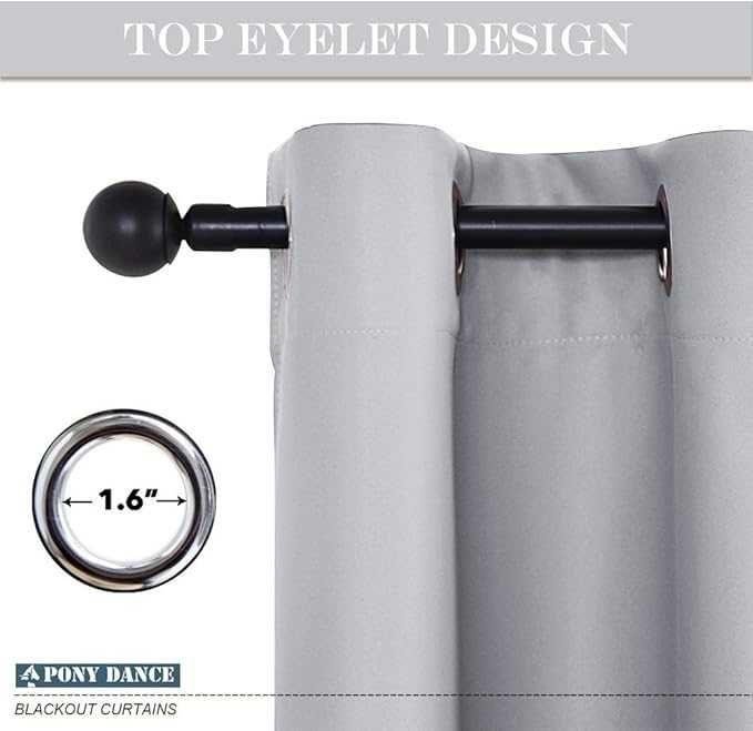 Zasłona zaciemniająca termiczna 210 (dł) × 132 (szer) cm szara, 1 szt.