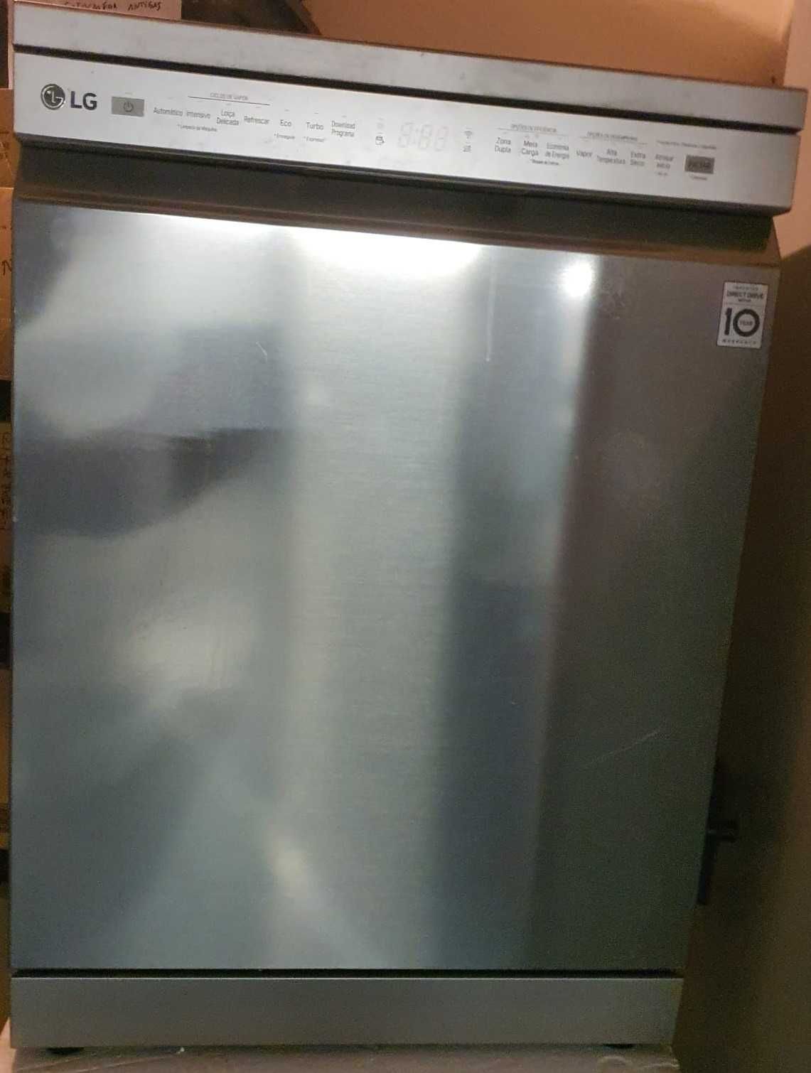 Máquina Lavar Loiça LG DF325FPS Inox 3 Prateleiras com MUITO POUCO USO