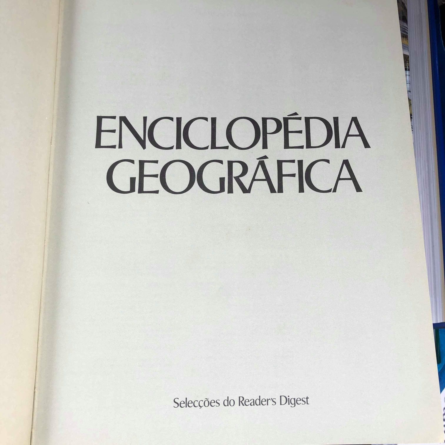 Livro "Enciclopédia Geográfica" Reader's Digest