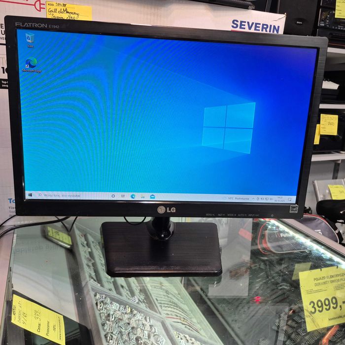 Monitor LG Flatron 19" D-SUB; Komis Jasło Igielna