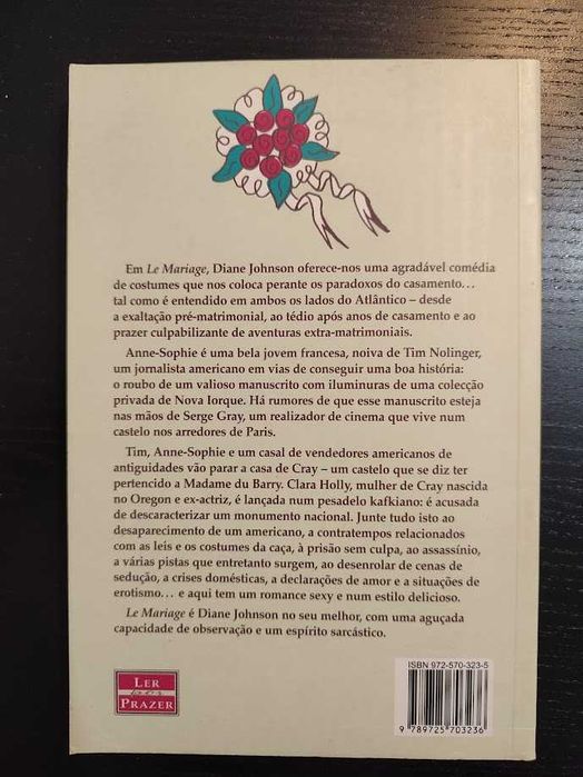 (Env. Incluído) Le Mariage (O Casamento) de Diane Johnson
