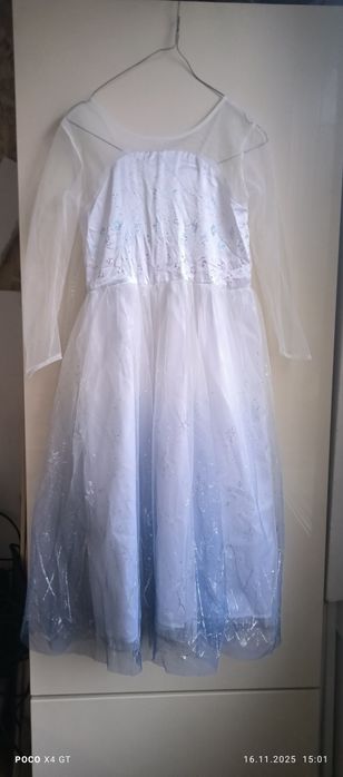 Сукня Ельзи, снігової королеви, Снігуронька дитяча