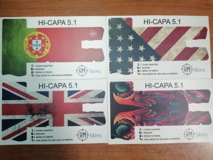 Airsoft Skins (Hi-Capa 5.1 e G17/18)