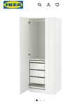 Gavetas / cesto e prateleira IKEA KOMPLEMENT para PAX - branco