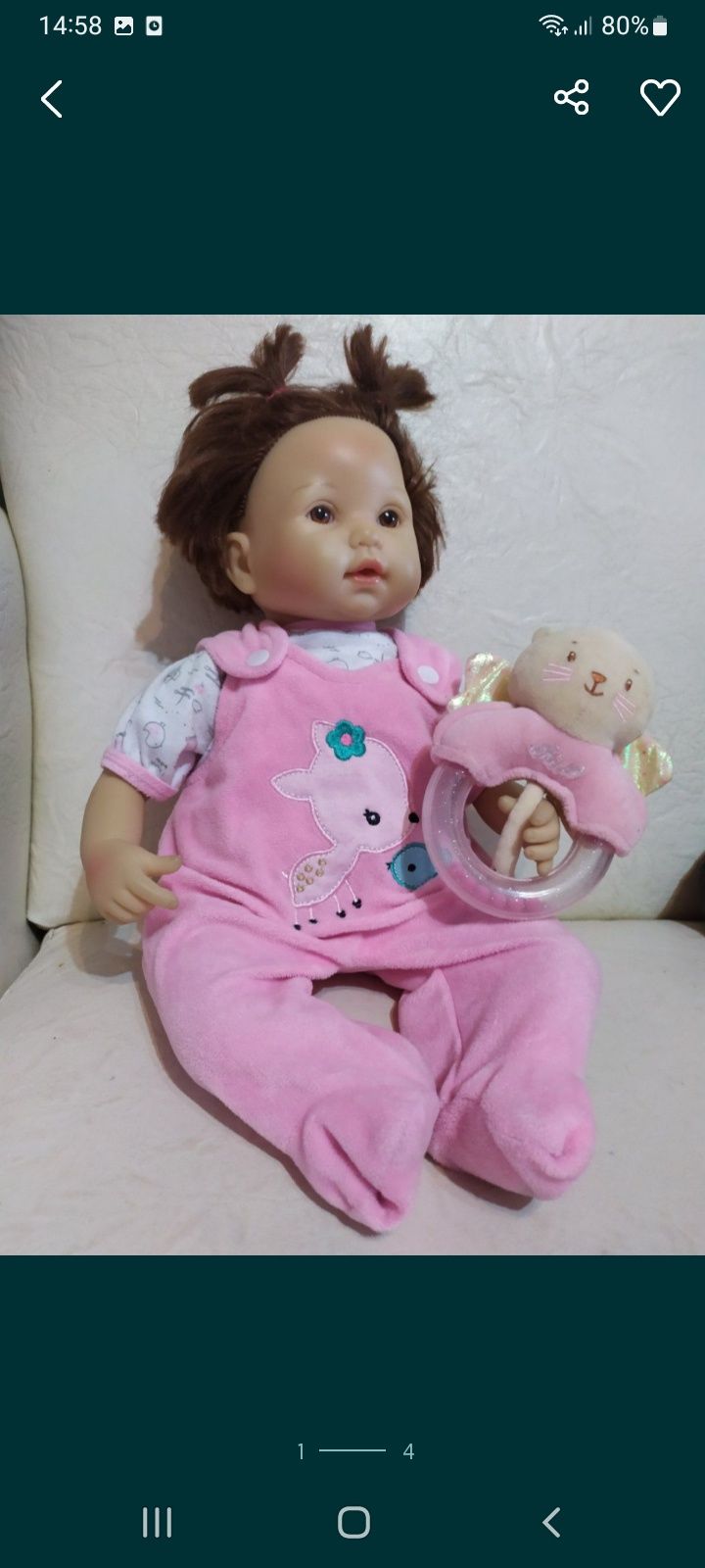 Кукла лялька reborn baby  born