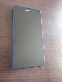 Wyświetlacz Sony Xperia Z1 Oryginalny Fioletowy/Biały