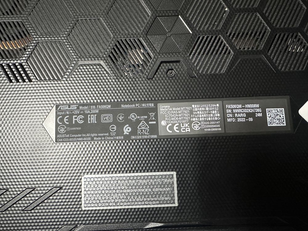 Asus Tuf A15 / stan bardzo dobry/