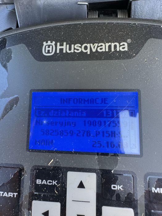 Husqvarna 310 z domkiem robot koszący. Prywanie po serwisie,