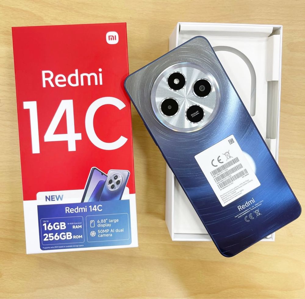 Redmi 12, 14C, A5, Note 11E | 5G 4+2/128 | новий, налаштований