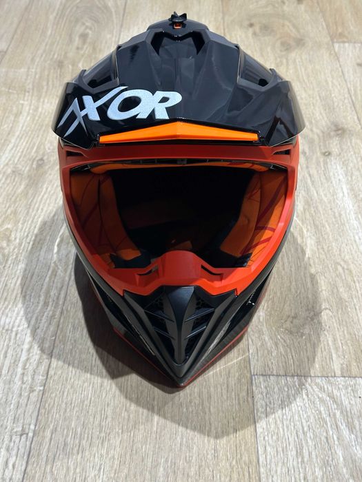 Кроссовый шлем AXOR X-Cross SC Black/Orange