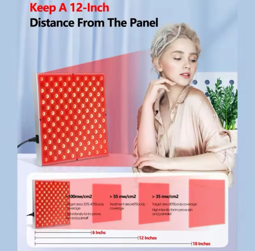 Lampa panelowa LED do terapii swiatłem  podczerwień