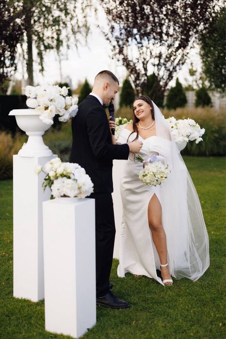 Елегантна весільна сукня силуету рибки