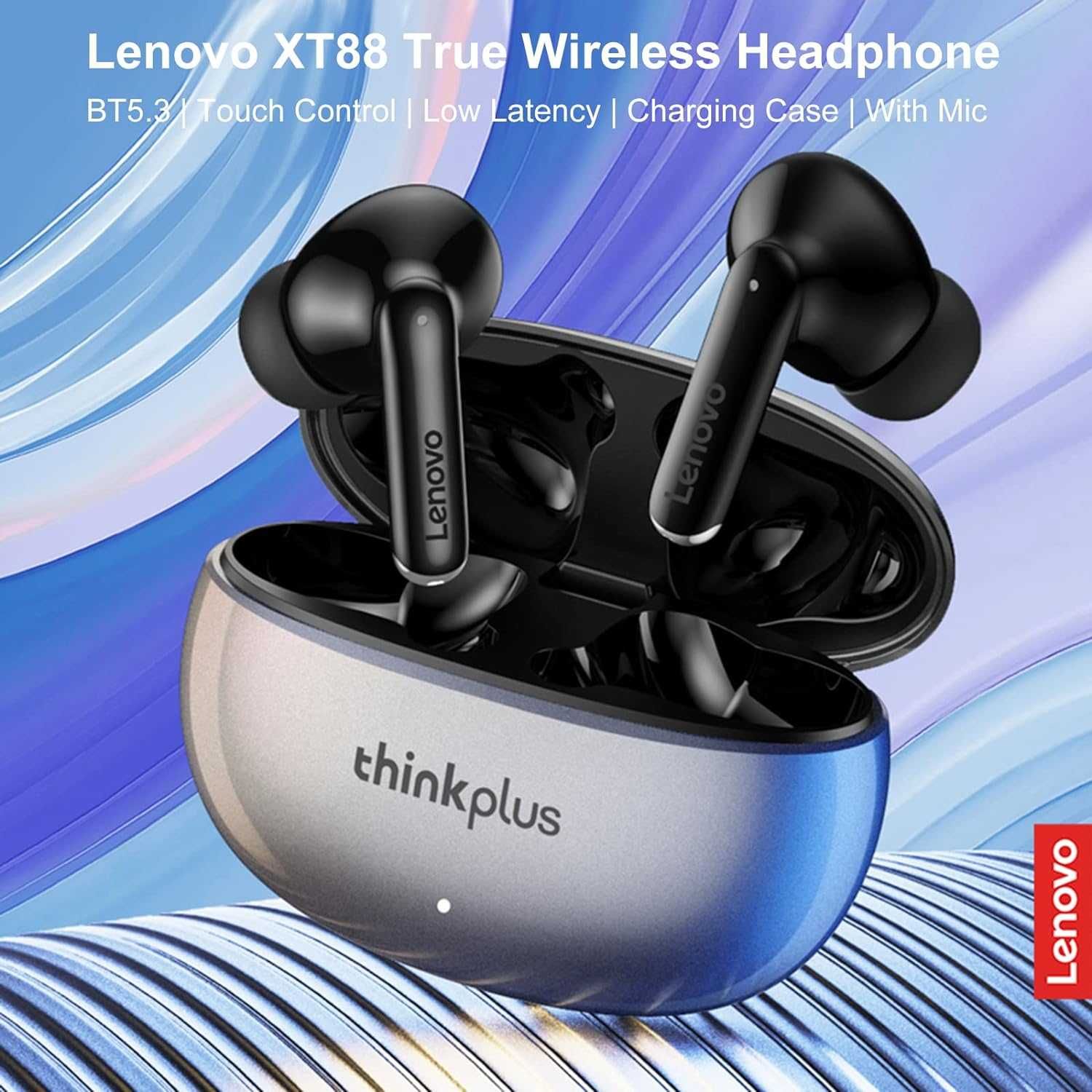 Auriculares (Fones) wireless/sem fios Bluetooth Lenovo (Novos Selados)