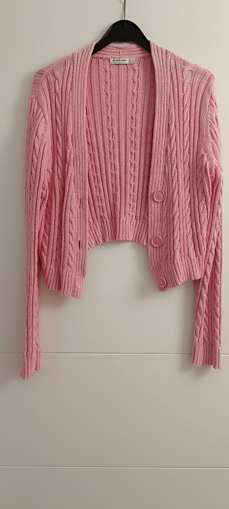 Casaco cor de rosa Stradivarius tamanho S. Usado