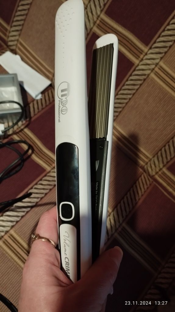Гофре Tico Professional Volume Crimper Titanium White 24 мм