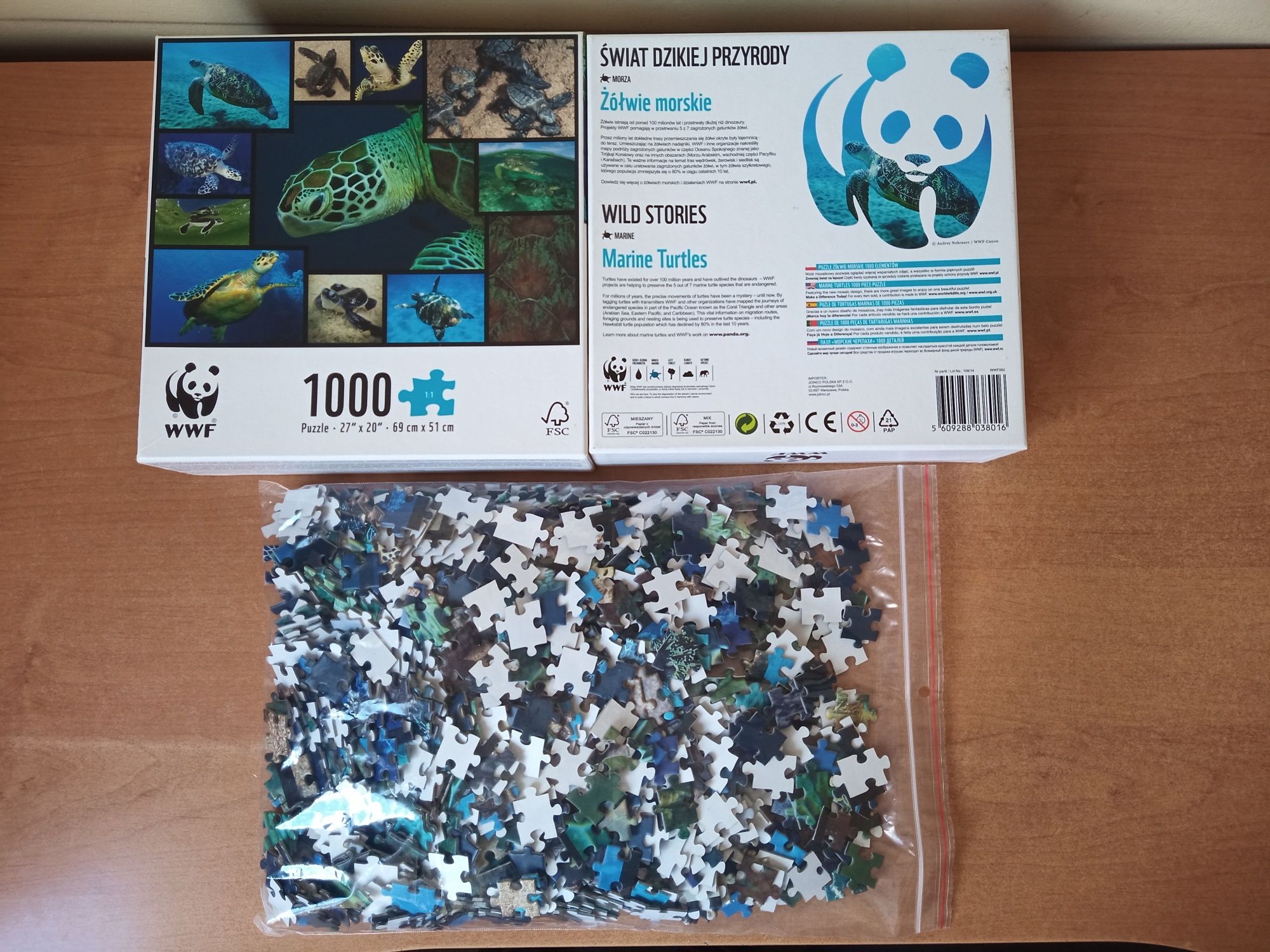 Puzzle WWF, 1000 elementów