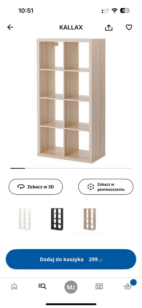 2 Ikea kallax regał
