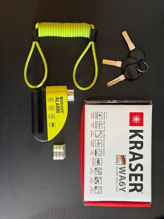 Cadeado de disco c/ alarme - Mota