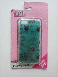 Etui kabura iPhone 7/8 LOL Surprise turkusowe