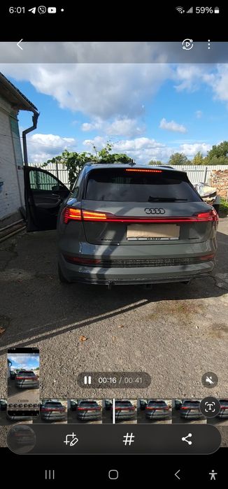 Ауді етрон з2019,переробка фонарівна Європу