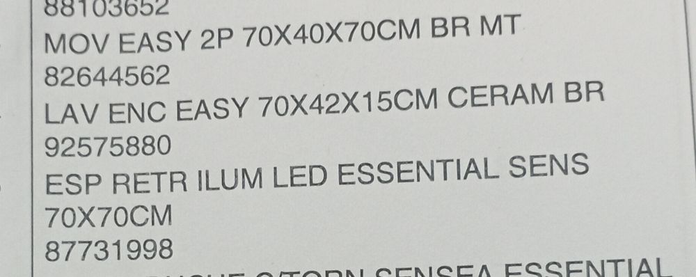 Móvel casa de banho com lavatório e espelho retro iluminado