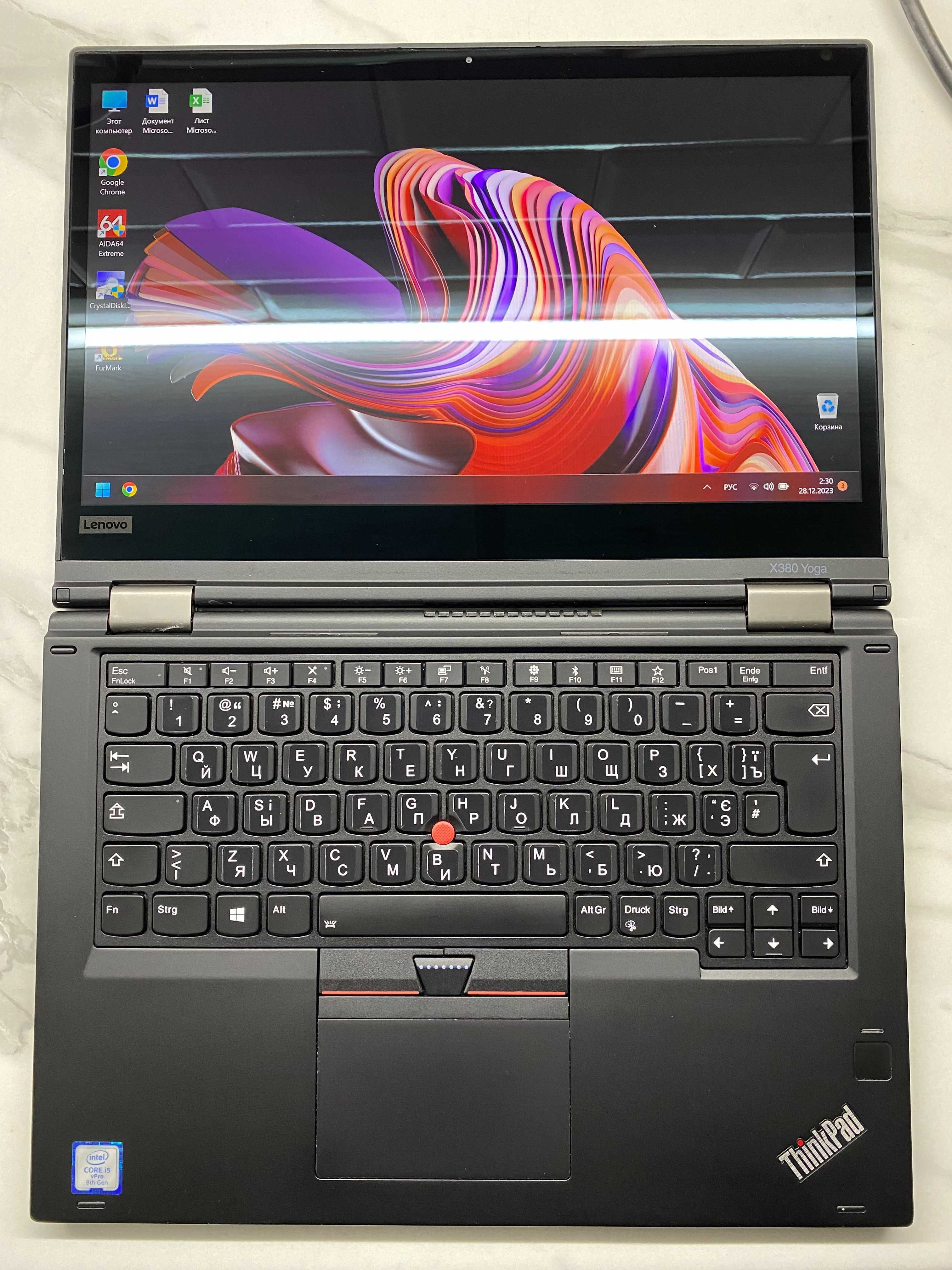 Lenovo Yoga X380 Core i5-8350U/8Гб DDR4/256Гб SSD/13,3" Full HD IPS