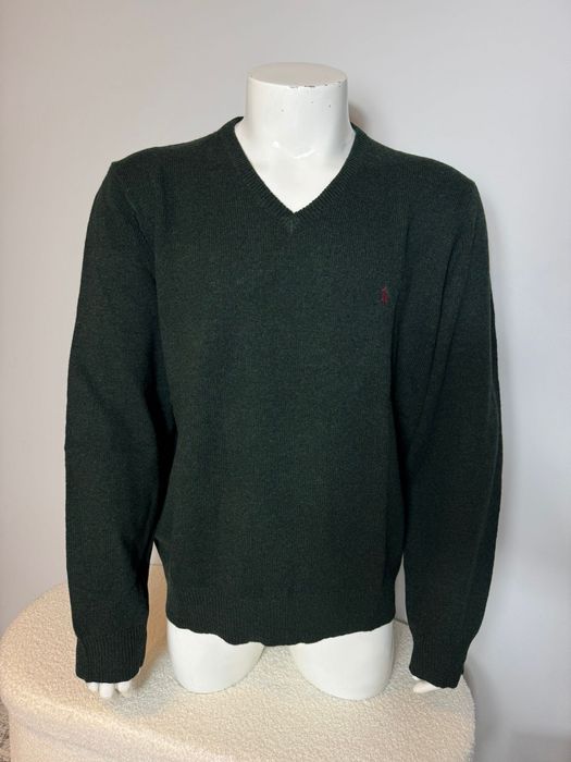 Nowy sweter męskie POLO RALPH LAUREN WEŁNIANY khaki XL