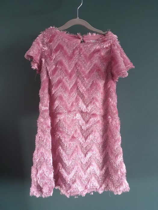 Różowa sukienka dla dziewczynki 128 little kids