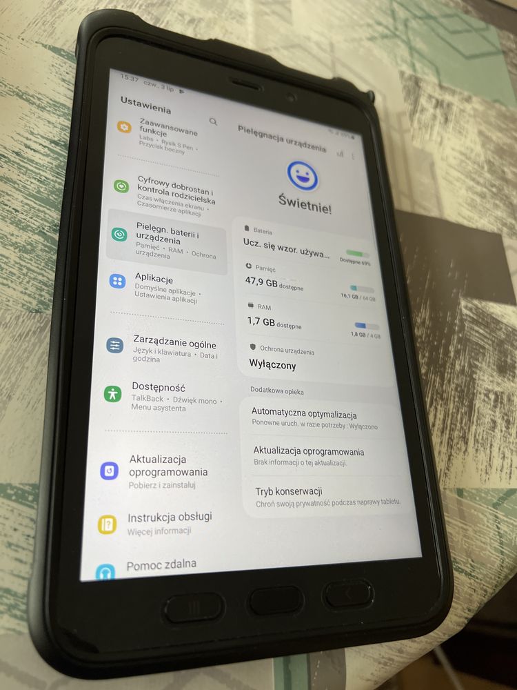 Tablet Samsung Tab Active 3