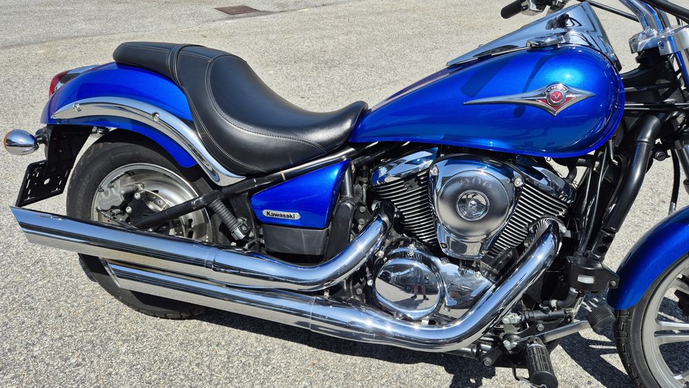 4000 km kawasaki vulcan 900 wtrysk stan nowy vance hines l