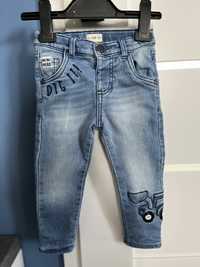 86 F&f rurki jeansowe z podszewka miekkie koparka niebieskie