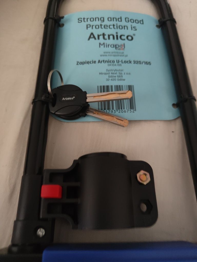 Zapięcie rowerowe u-lock ulock przypinka blokada u lock na rower motor