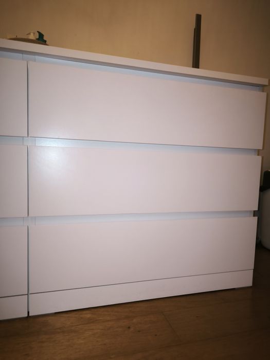 Cómoda branca MALM Ikea
