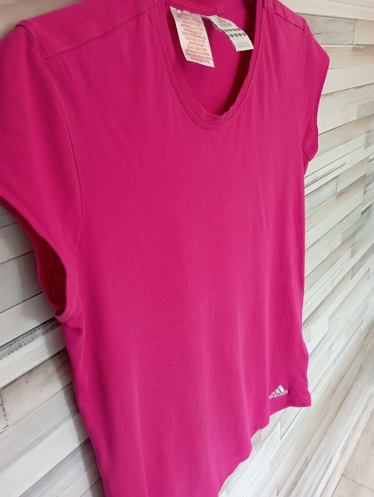 T-shirt różowy damski Adidas