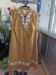 Vestido acastanhado