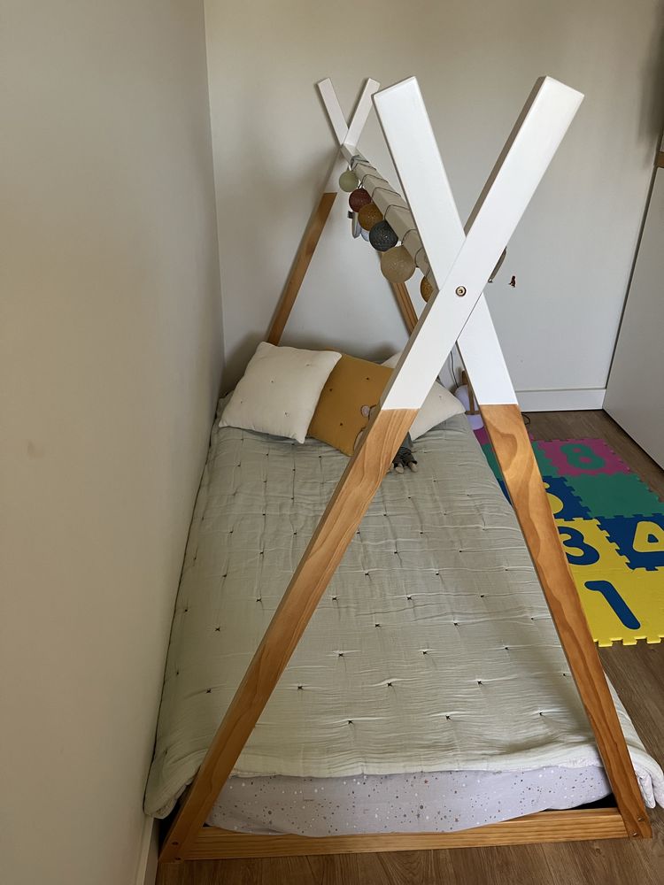 Cama montessori (tipi/tipy) + colchão 90x190