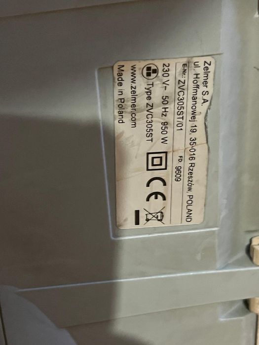 Odkurzacz odyssey zelmer 900w