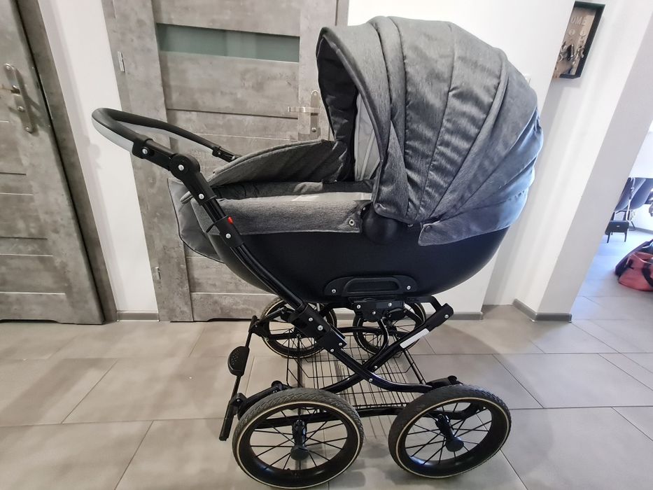 Wózek retro gondola + spacerówka + nosidełko