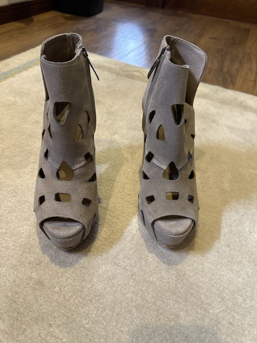 Botim camurça caqui